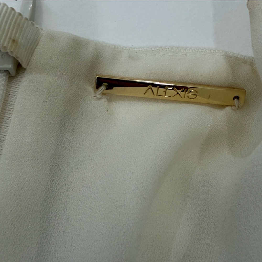 Alexis Women's San Paolo Embroidered Linen Mini Dress In Blue Sz M - Picture 5 of 13